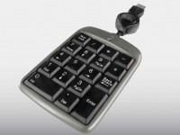 Teclado Numérico con Cable Retráctil